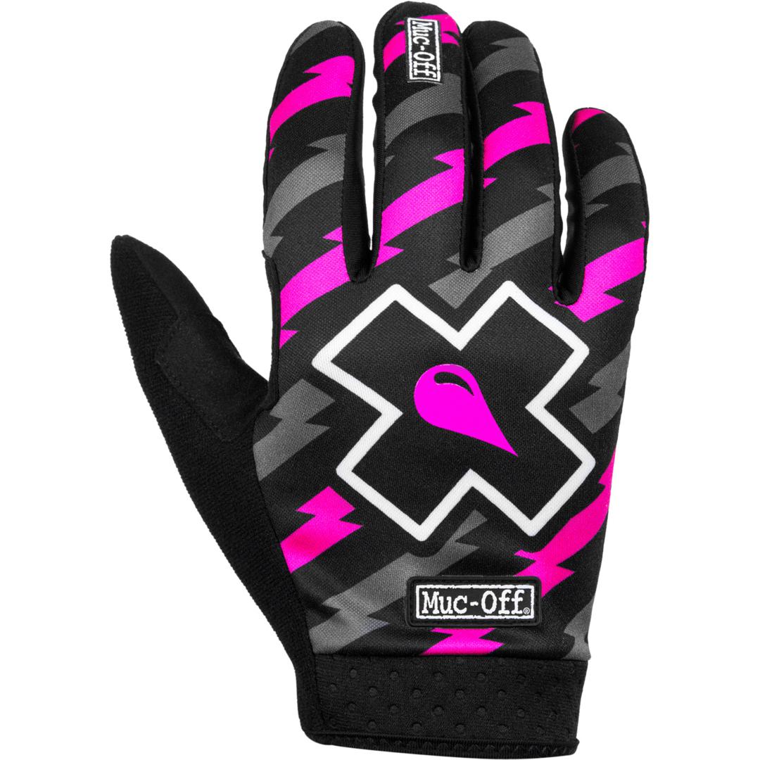 Muc-Off, Unisex, Handschuhe, MTB Handschuhe, Schwarz, Pink, (L)