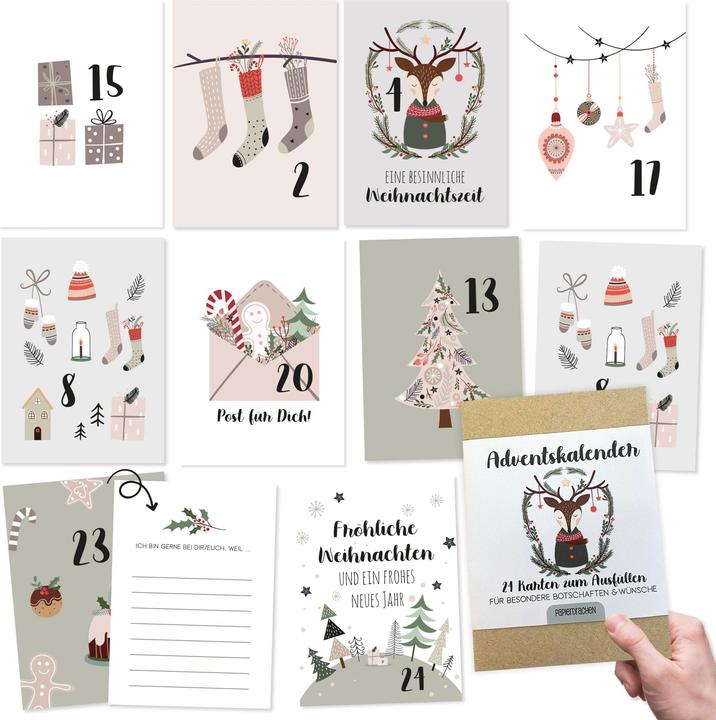 Image du produit Papierdrachen 24 cartes à remplir