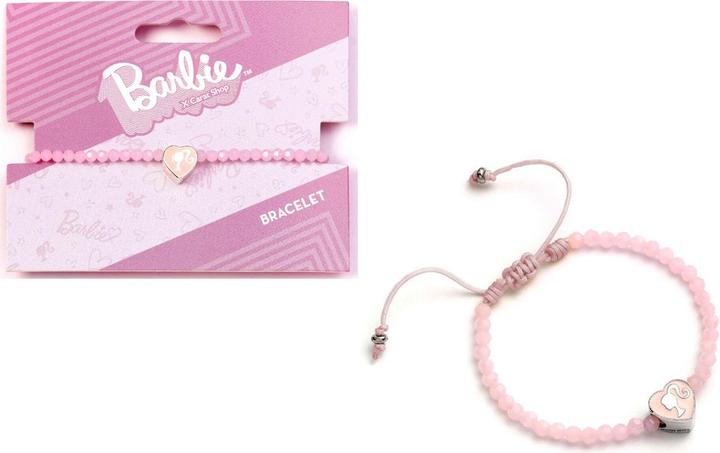 Produktbild Carat BARBIE - Bracelet de Perles Rose - Coeur (17 cm)