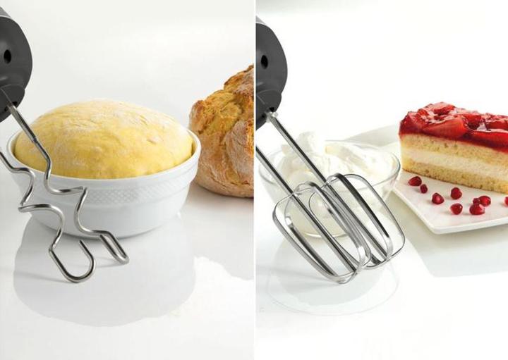 Actual product image Gorenje Hand mixer, silver-white- 500 W, DC motor, 5 speed settings, turbo button, stainless steel bowl (500 W)