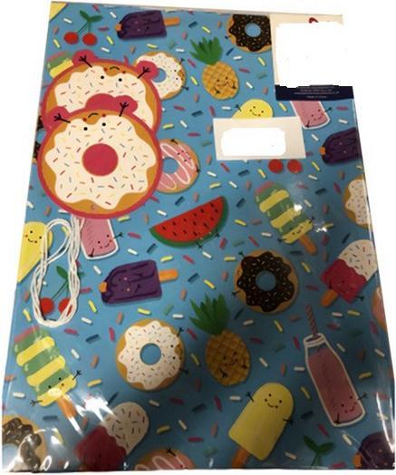 Actual product image Gemma International Donut Gift Wrap Sheets (Wrapping paper, 2 x)