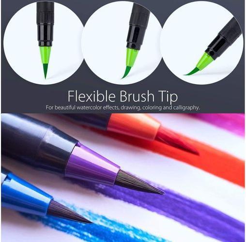 Actual product image Ohuhu Watercolour brush pens (24 x)
