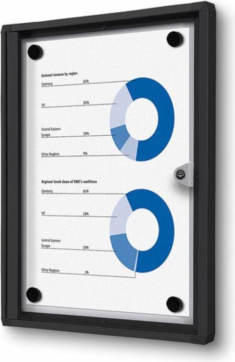 Actual product image Showdown Displays Showdown® Displays Showcase Economy black 1x DIN A4