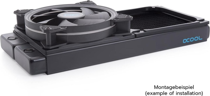 Actual product image Alphacool Alphac Shroud & Decoupling 140mm 7mm 1020194