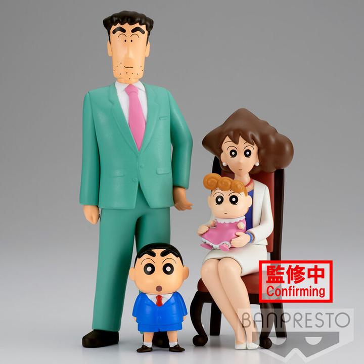 Image du produit Banpresto - Crayon Shinchan - Statue de la famille Nohara Photo de la famille Vol.1