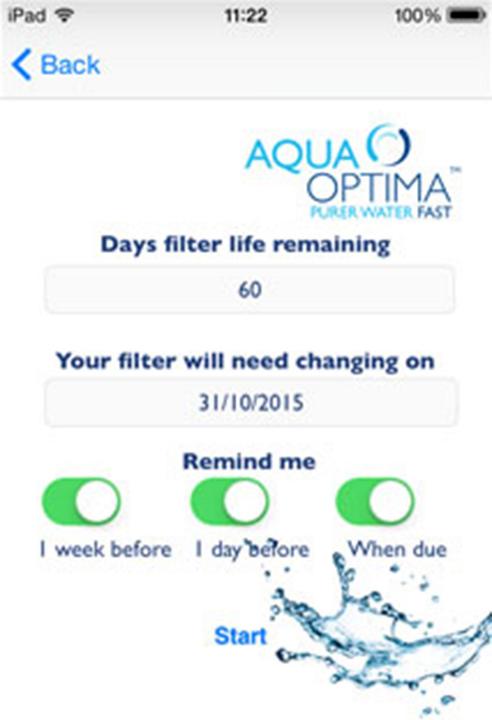 Produktbild Webber Aqua Optima Oria 2,8l Wasserkrug + 60-Tage-Filter + 600ml Wasserflasche (2.80 l)