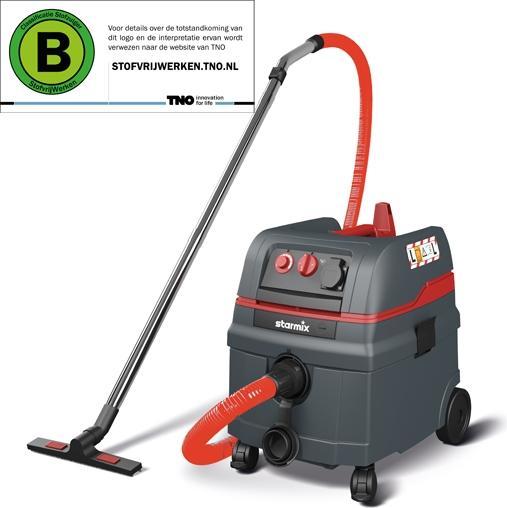 Productafbeelding starmix L-1625 Premium Bouwstofzuiger 1600W 25L - 019116 (Nat-droog stofzuiger)