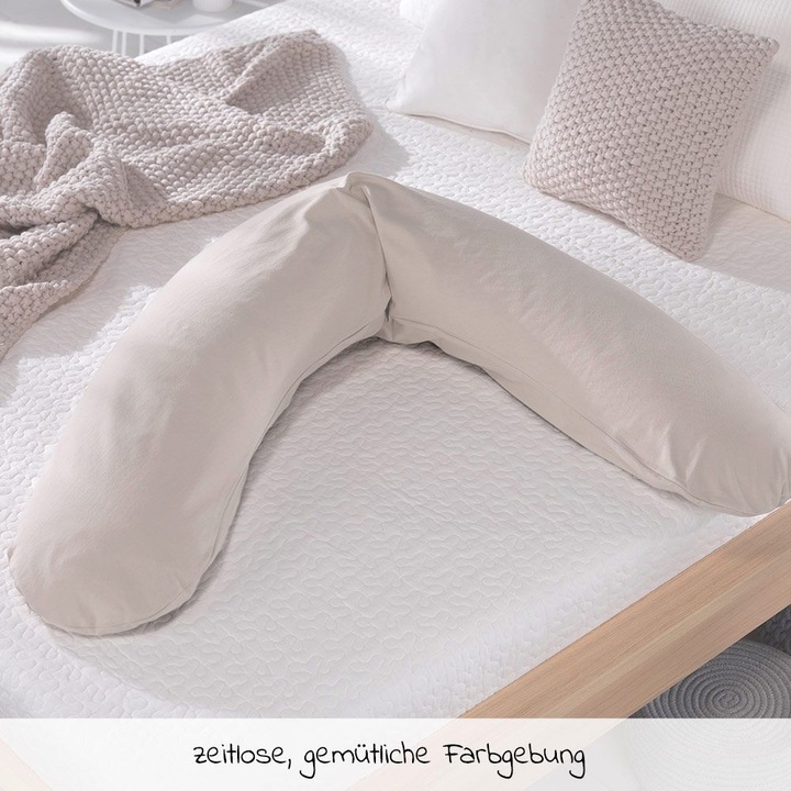 Produktbild Theraline Stillkissen "Das Original" mit Polyester Hohlfaser Füllung inkl. Bezug 190 cm (190 cm)