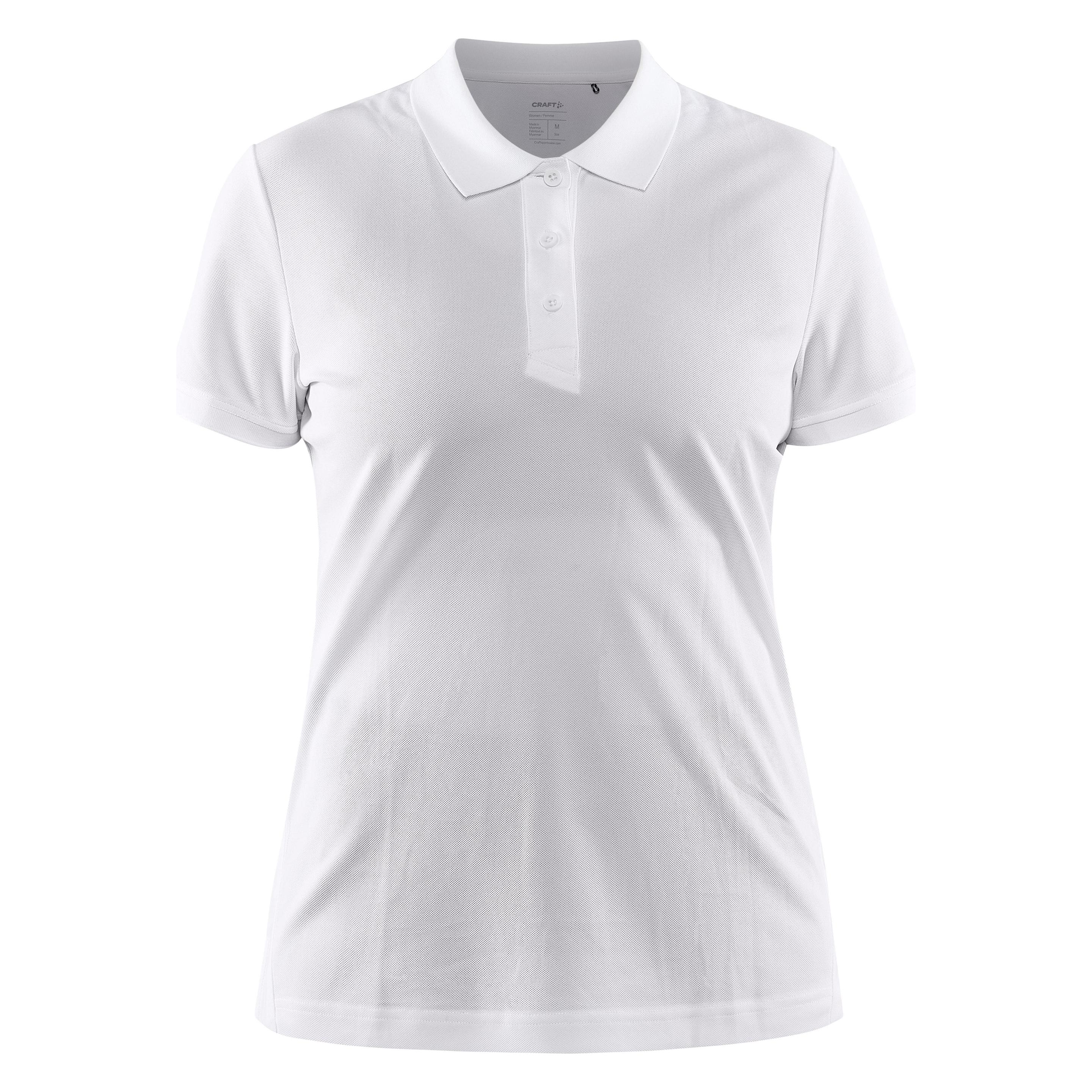 Craft, Damen, Sportshirt, Core Unify Polo Shirt W (L), Weiss, L