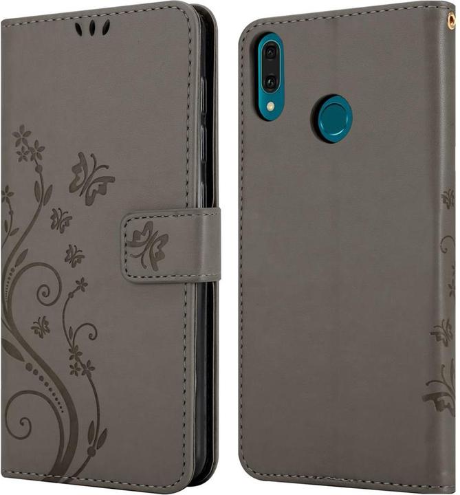 Image du produit Cadorabo Couverture du livre de fleurs (Huawei Y9 (2019))