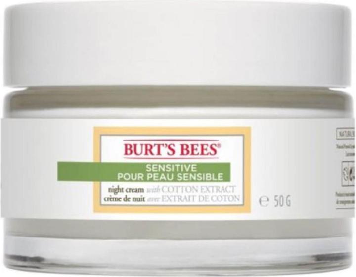 Image du produit Burt's Bees Crème de nuit sensible Extrait de coton (Crème de nuit)