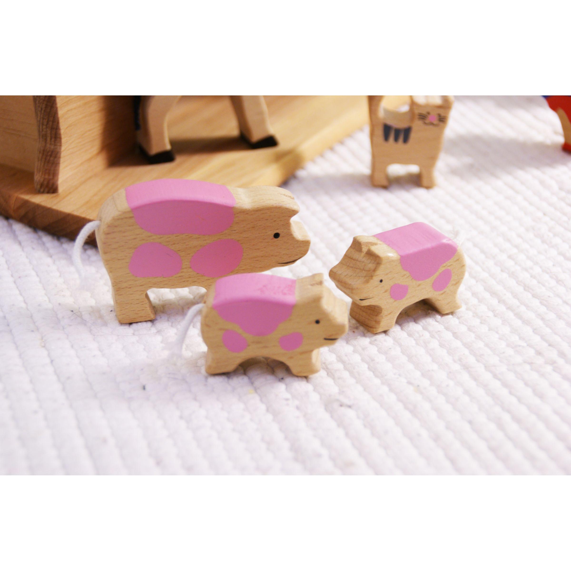 Thumbnail - Goki Hölzerne Boerderijdierenset