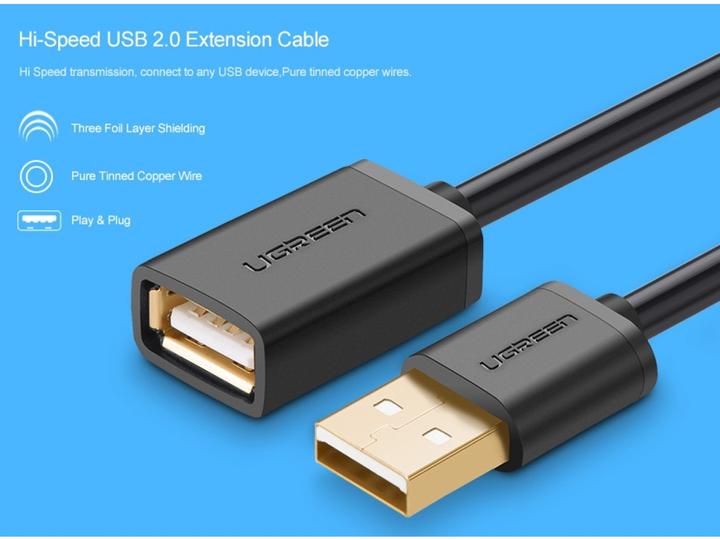 Immagine prodotto Ugreen USB A — USB A (1 m, USB 2.0)