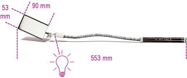 Actual product image BETA 1715FL/B-ESPEJO FLEXIBLE RECTANGULAR