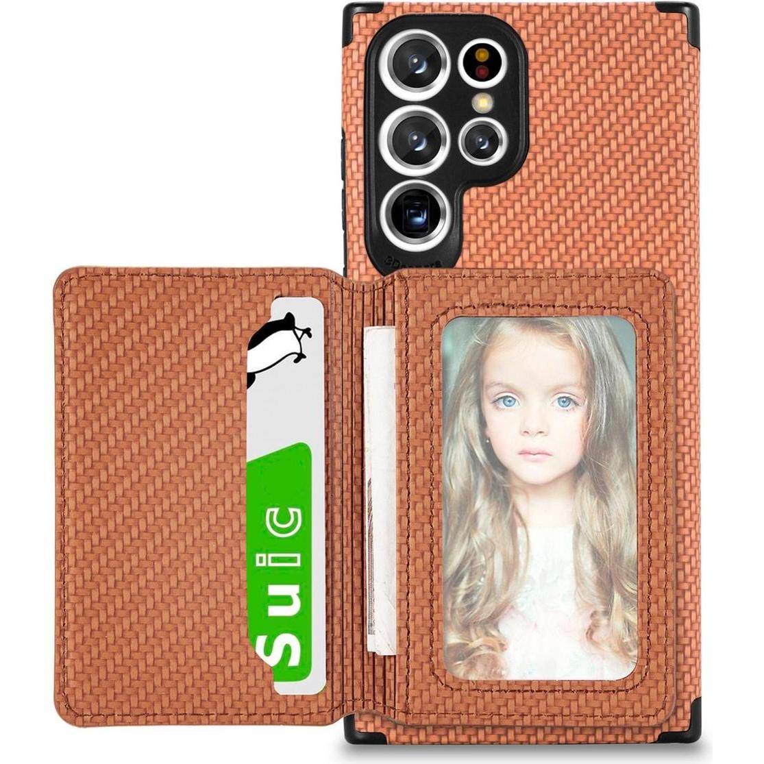 König Design Hülle Handy Schutz für Samsung Galaxy S22 Ultra 5G Case Cover Wallet Etui Tasche (Samsung Galaxy S22 Ultra)...