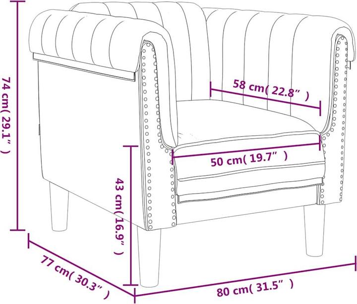 Produktbild vidaXL Sessel