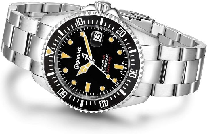 Image du produit Gigandet Montre automatique analogique pour homme avec réserve de marche et étanche (Montre de plongée, 43 mm)