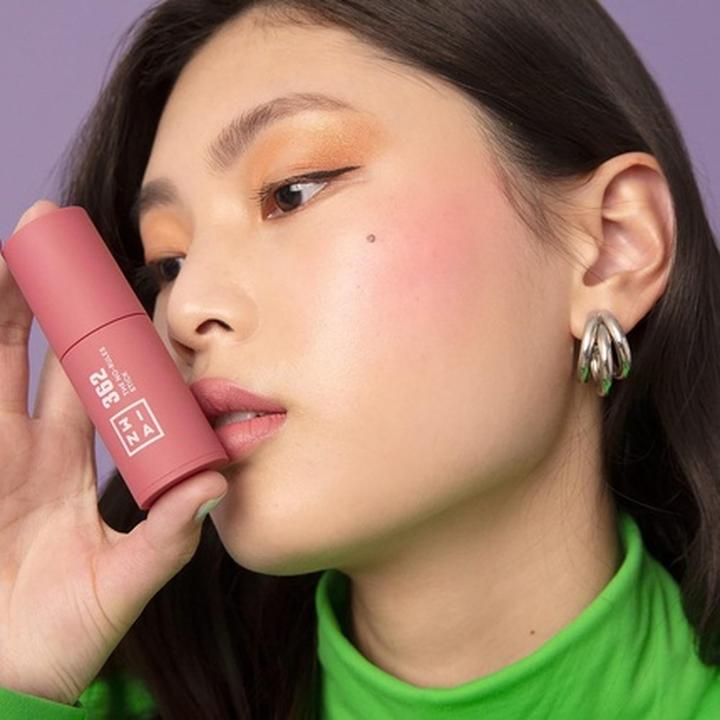 Immagine prodotto 3INA MAKEUP The No Rules Stick 362 Fard rosa in stick opaco con acido ialuronico in crema per (362 - Rosa)