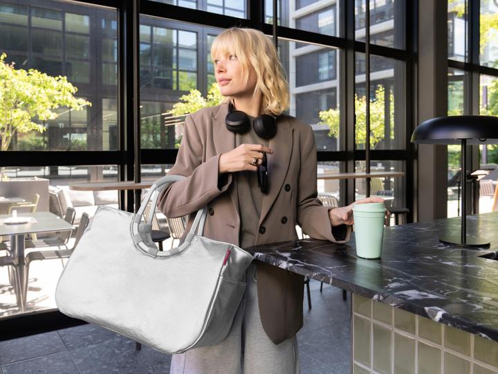 Produktbild reisenthel Einkaufskorb Loopshopper L Silver Crackle