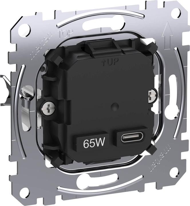 Produktbild Merten MEG4366-0130 USB-Ladeeinsatz Typ 1x USB C mit Power-Delivery - USB Typ C - Noteb