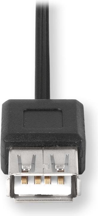 Actual product image ReTrak EUCABLESTAR USB cable 1 m USB 2.0 USB A Black (1 m, USB 2.0)