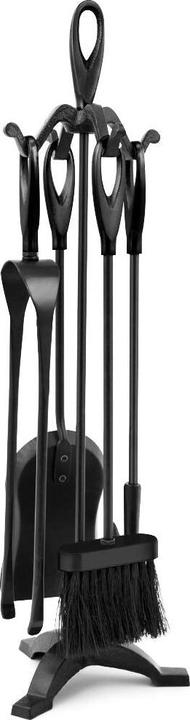 Image du produit Amagabeli Coffret de cheminée Noir Argent