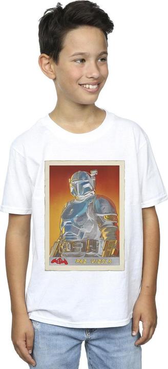 Produktbild Star Wars The Mandalorian Paz Vizla Card TShirt Jungen (104)