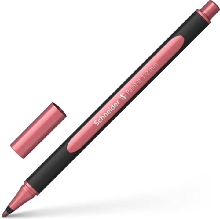Actual product image Schneider Fineliner Metallicliner Paint-it Vintage Red (1x)