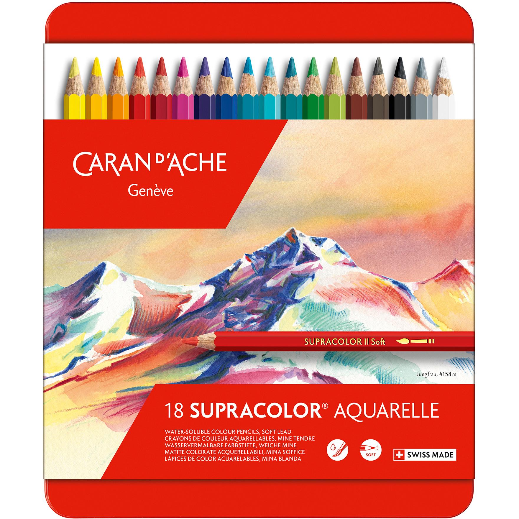Caran d'Ache Supracolor Aquarelle Metallschachtel (18 x) (3888.318)
