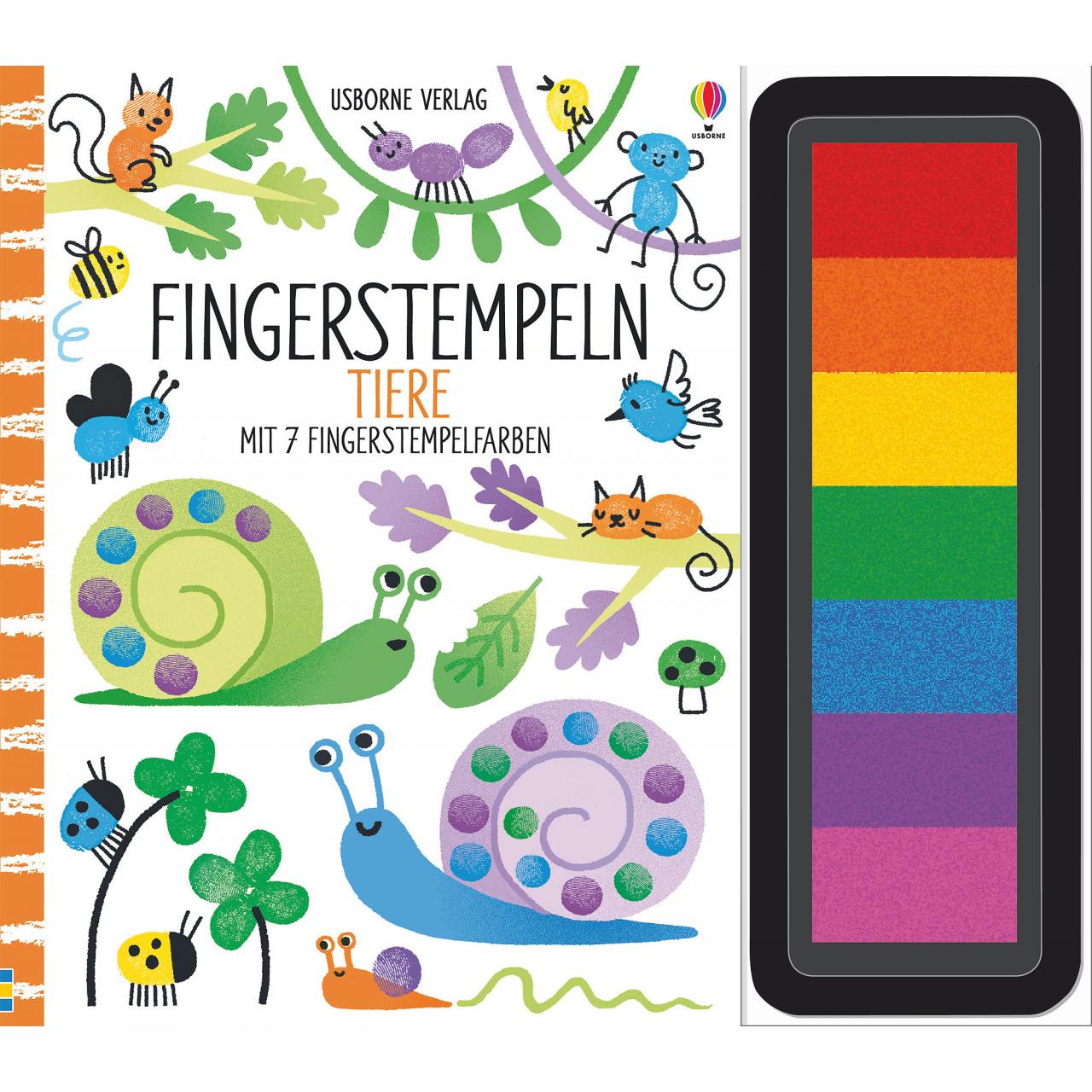 Usborne Publishing, Stempel, Fingerstempeln: Tiere