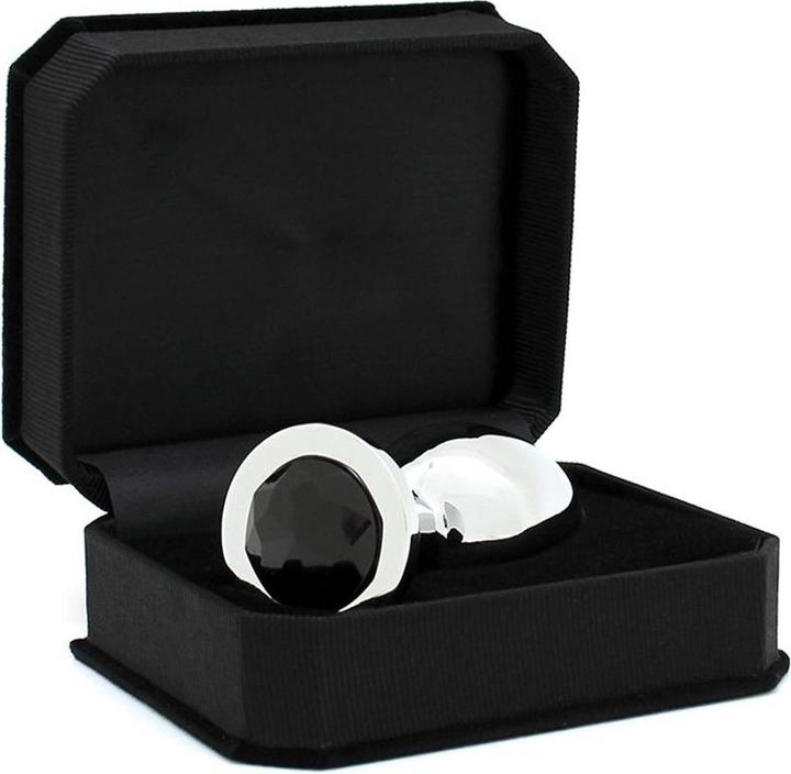 Actual product image Rimba Stainless steel plug with crystal (L)