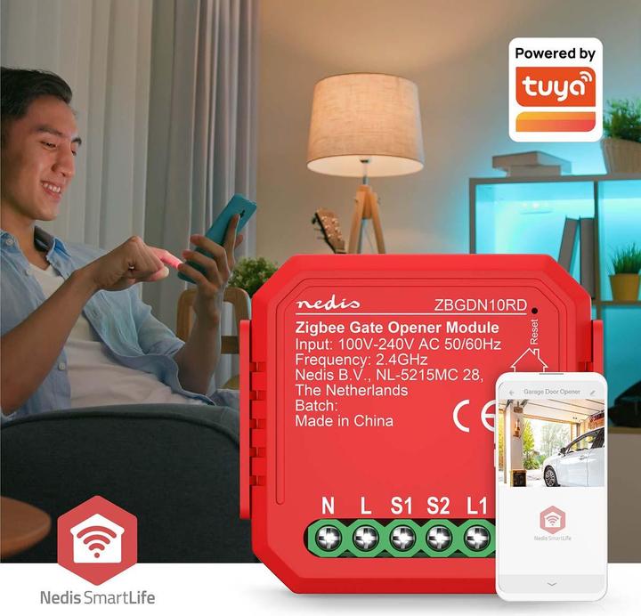 Actual product image Nedis SmartLife Power Switch | Zigbee 3.0 | 2.5 W | Terminal connection | App available for: Android™
