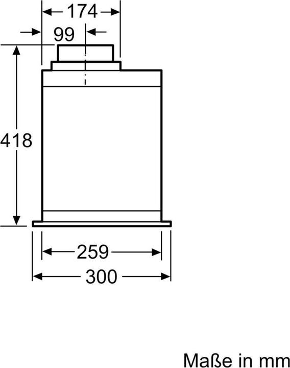 Produktbild Neff DML5566N (Unterbauhaube)
