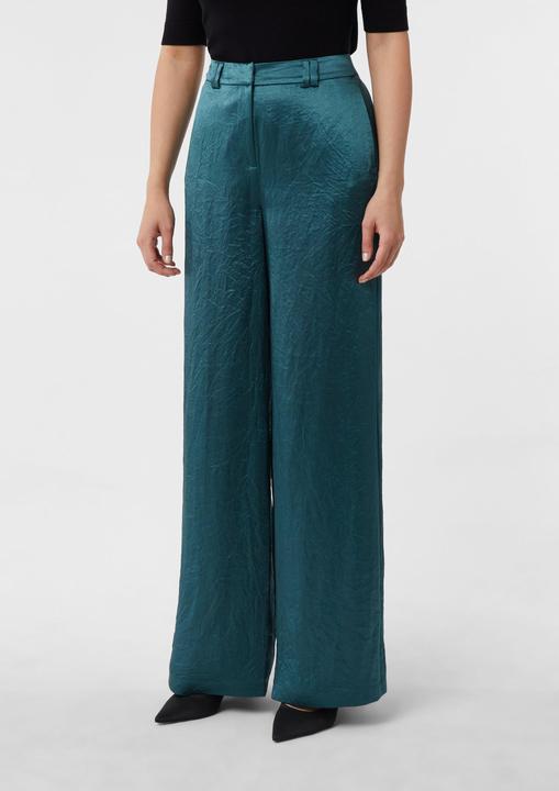 Produktbild Comma Hose Wide Leg Hose aus Crinkle-Satin (38)