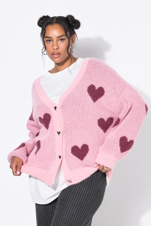 Produktbild Studio Untold Strickjacke, oversized, extra weich, Hearts (58)