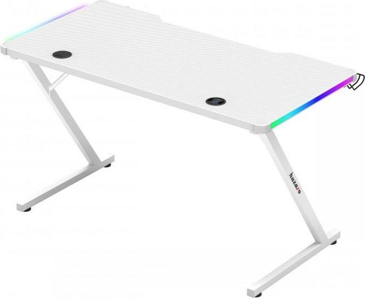 Produktbild Huzaro Biurko gamingowe Hero 2.5 White RGB