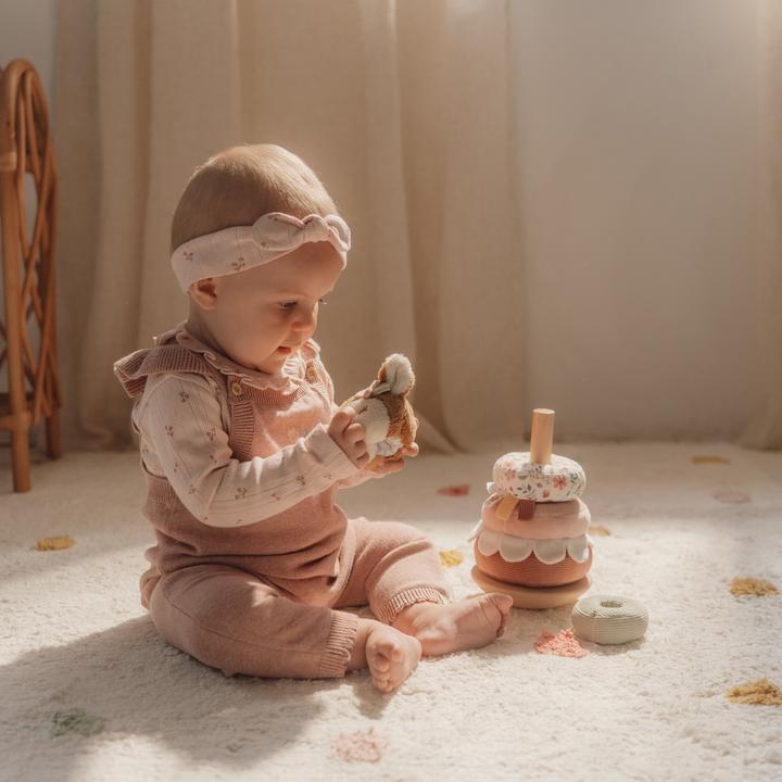 Actual product image Little Dutch Stacking tower with rings Fairy Garden