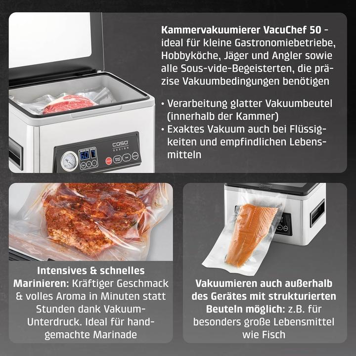 Actual product image Caso Vacuum sealer VacuChef 50
