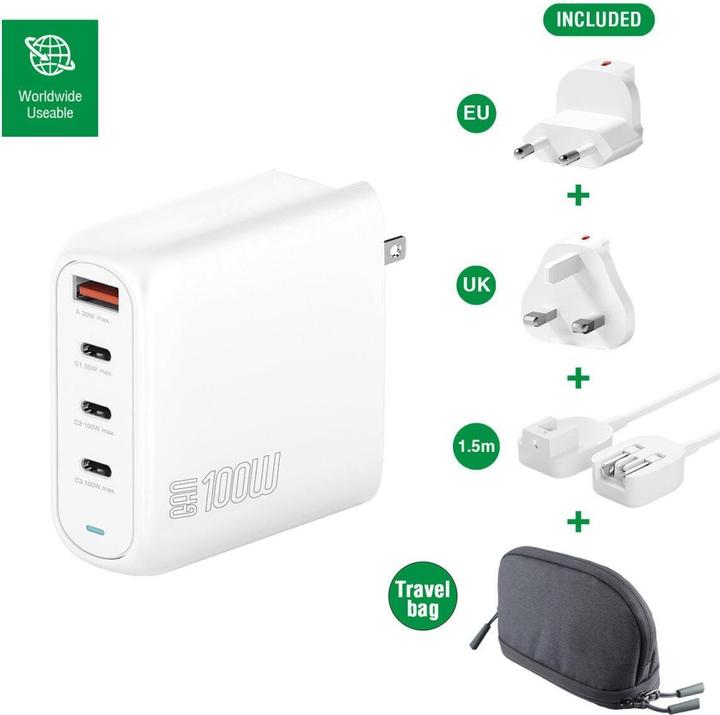 Produktbild 4smarts GaN Flex Pro (100 W, 4 Ports)