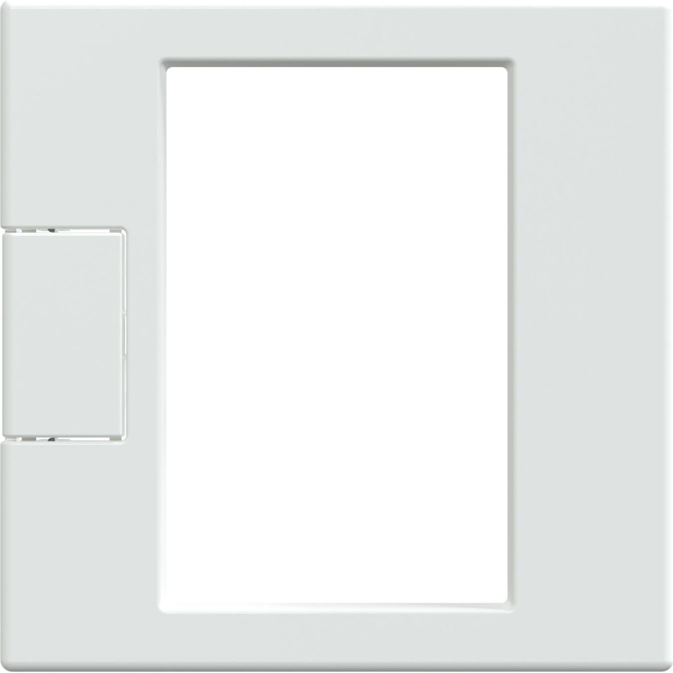 Schneider Electric Zentralplatte für Universal Temperaturregler-Einsatz mit Touch-Display aktivweiss, Zubehör Heizen