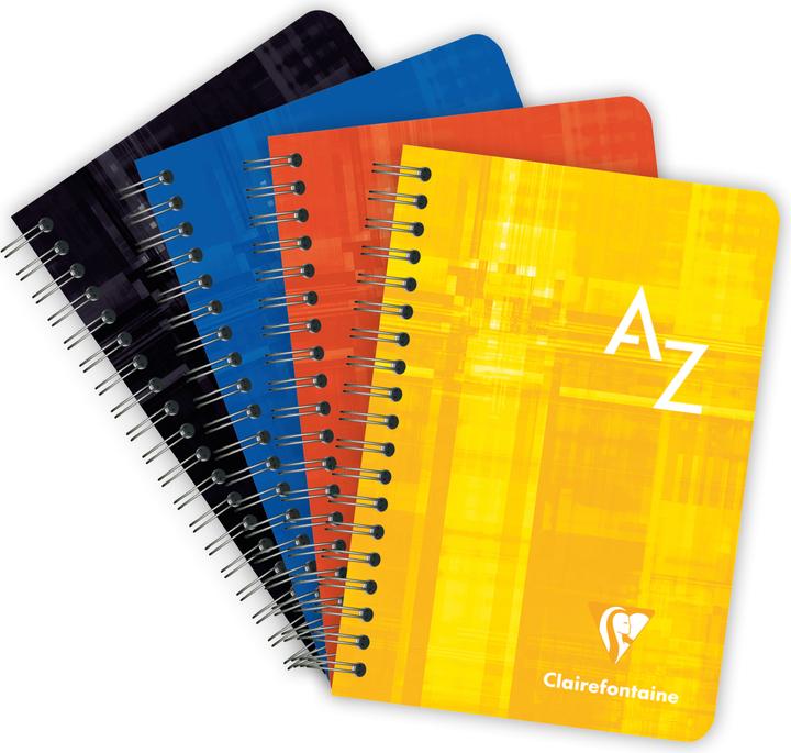 Image du produit Clairefontaine Cahier à spirales (9,5 x 14 cm, Quadrillé, Couverture rigide)