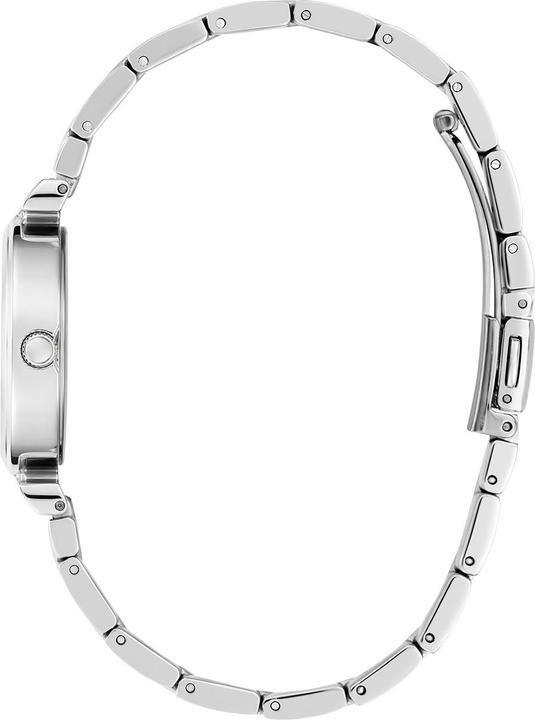Produktbild Guess P SLV CS W/ CRYS / SUN SLV DL / P SLV BRCT Armbanduhr (Uhr mit Schmuckstein, 28 mm)