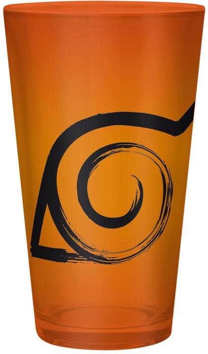 Actual product image ABYstyle Naruto Shippuden GiftSet Bicchiere/Badge/Notebook Konoha (400 ml, 3x)