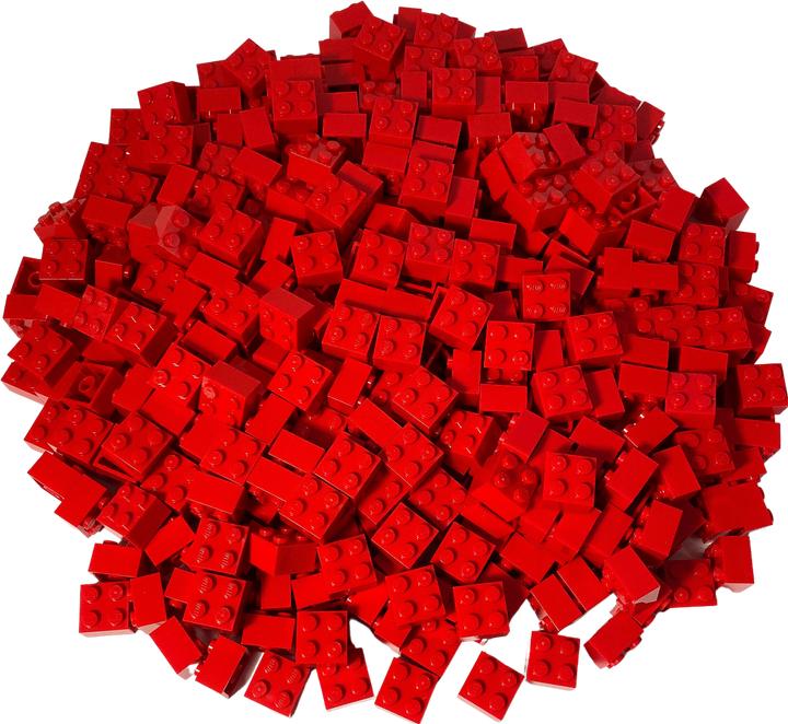 Image du produit LEGO 2x2 Briques Rouge - 50x - Briques rouges 3003 (3003, LEGO Accessoires)