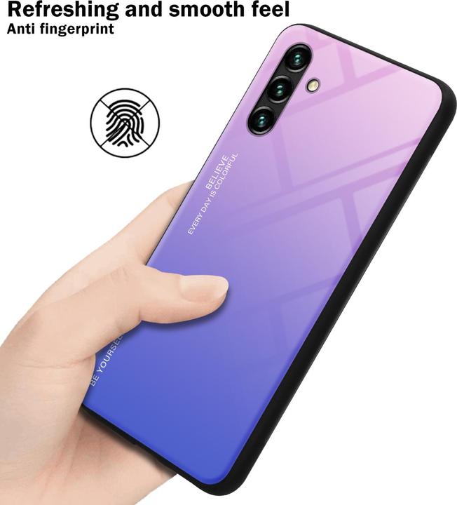 Produktbild Cadorabo TPU 2 Farben Glas Hülle (Samsung Galaxy A13 5G)