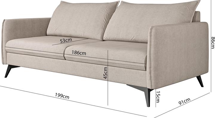 Actual product image Ropez Juli Bis (3-seater)