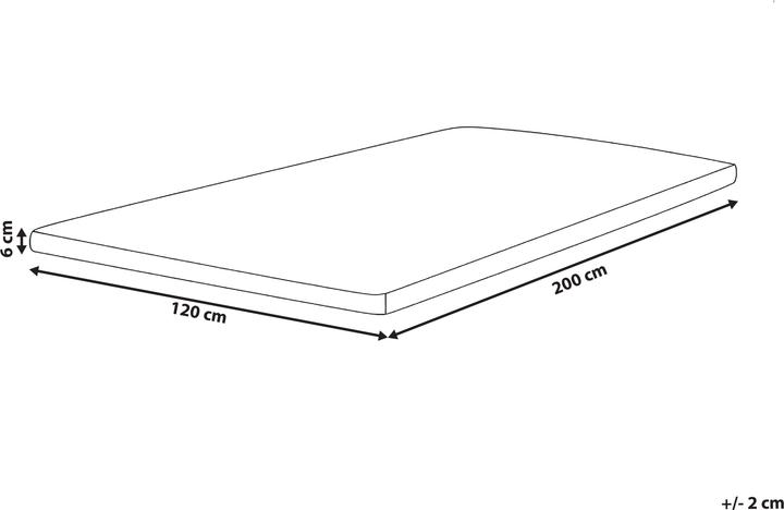 Actual product image Beliani Dazzel (120 x 200 cm)