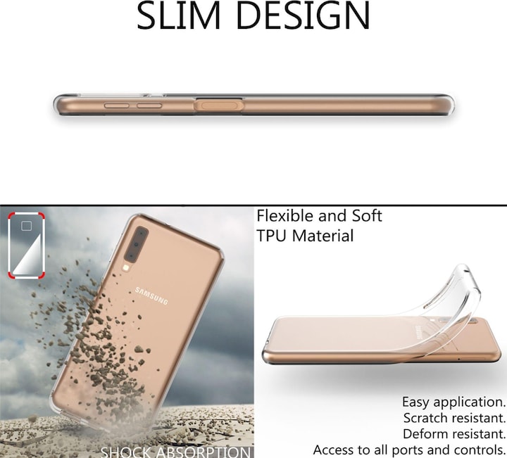 Actual product image Nalia Mobile phone cover (Samsung Galaxy A7 (2018))