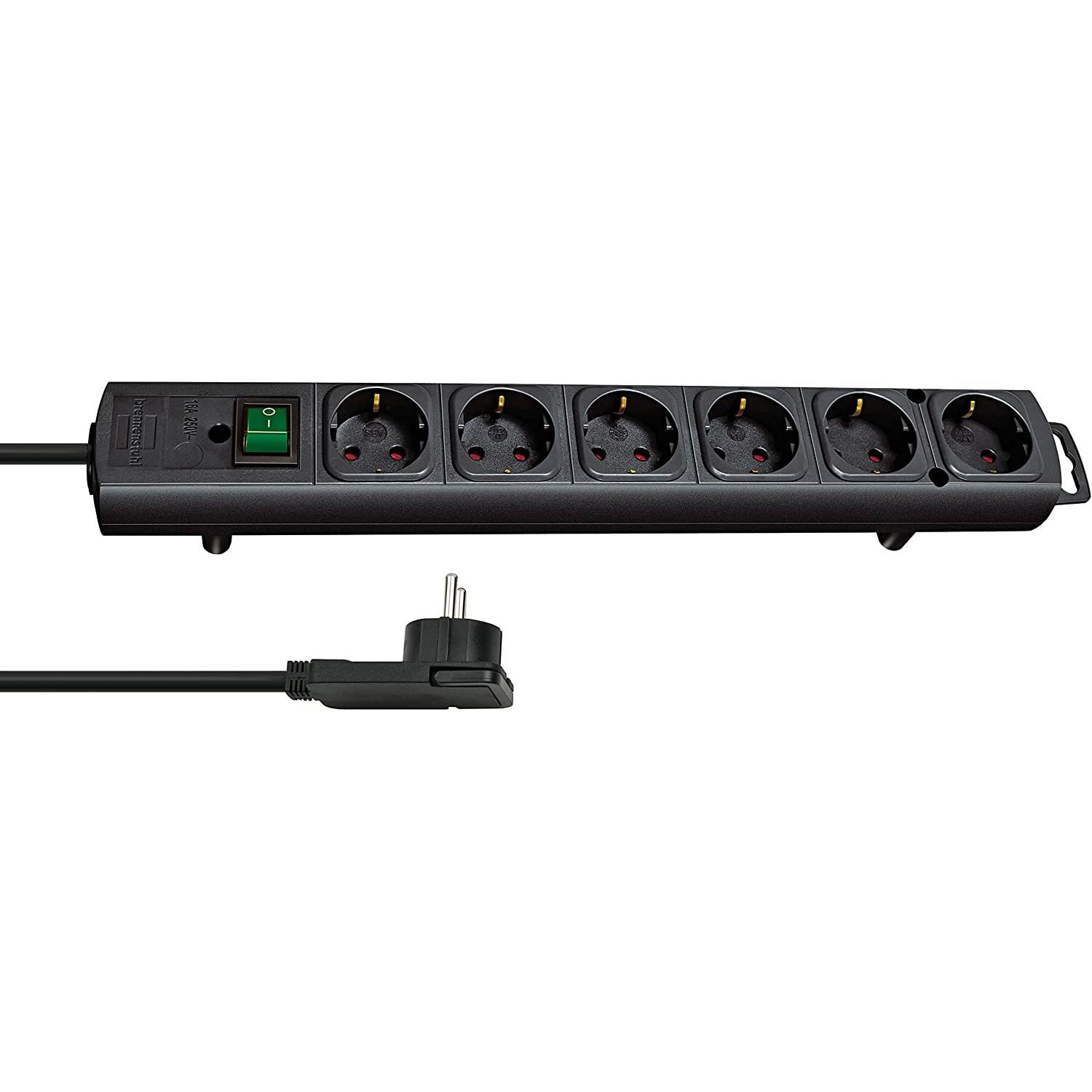 Brennenstuhl, Steckdosenleiste, Comfort-Linie Plus (6 x, 2 m)