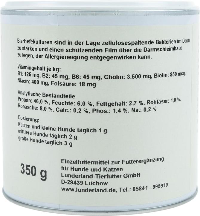 Immagine prodotto Lunderland Lievito di birra alimento supplementare 350 g (Adulto, 1 pz., 350 g)